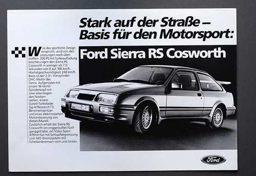 Prospekt ford sierra - prospekt,
