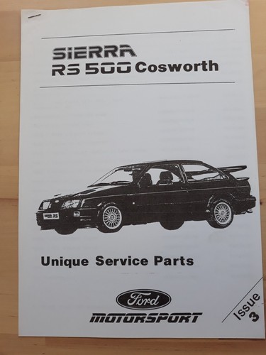Sierra 500 cosworth - cosworth, unique